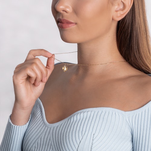 Zawieszka serce Savicki: złota